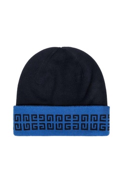 Givenchy Logo Intarsia Turn-Up Beanie