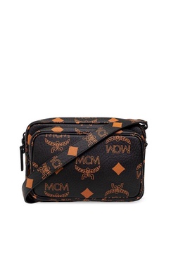 MCM Aren Monogrammed Small Crossbody Bag