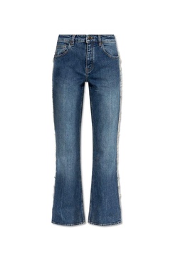 Zadig & Voltaire Vincente Logo-Patch Flared Jeans