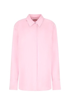 Jil Sander Concealed Fastened Satin Shirt