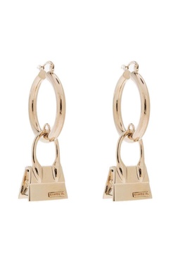 Jacquemus Logo Embossed Chiquito Earrings