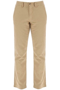 Polo Ralph Lauren Linen And Cotton Blend Pants For