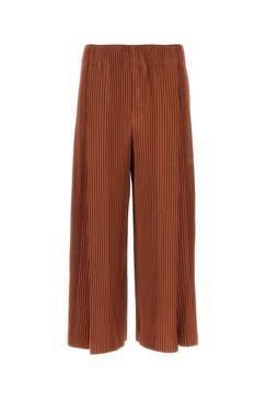 Homme Plissé Issey Miyake Cropped Wide-Leg Pants