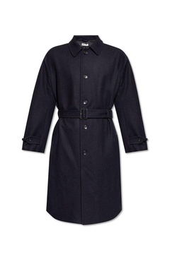 Bally Button-Up Belted Coat