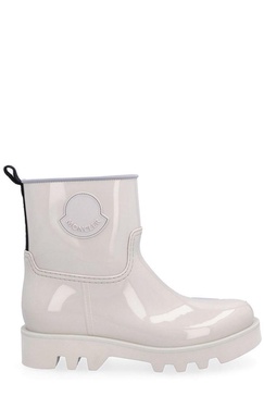 Moncler Logo Embroidered Slip-On Ankle Boots