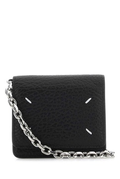 Maison Margiela Foldover Top Chain-Linked Wallet