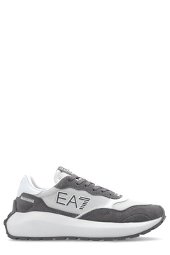 Ea7 Emporio Armani Logo-Printed Lace-Up Sneakers