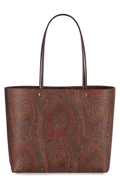 Etro Paisley Jacquard Large Top Handle Bag