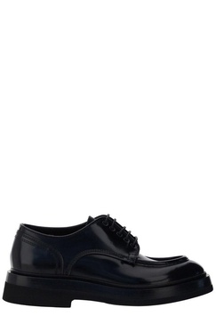 Santoni Round-Toe Lace-Uo Derby Shoes