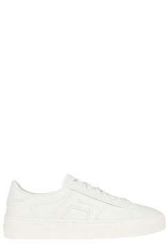 Santoni Logo-Printed Lace-Up Sneakers