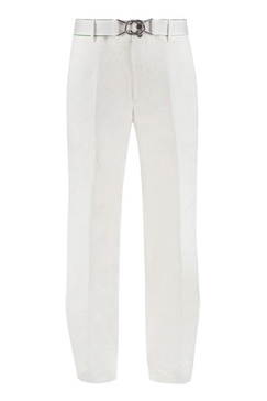 BOTTEGA VENETA White Cotton Trousers for Men - SS22