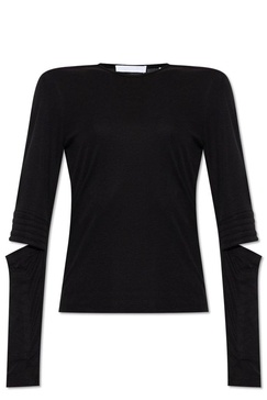 Helmut Lang Astro Crewneck Cut-Out Top