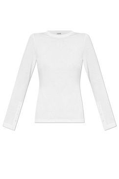 Loewe Logo Embroidered Long Sleeved T-Shirt