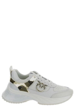 Pinko Logo Plaque Round Toe Sneakers