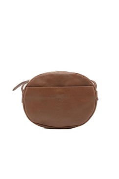 Il Bisonte Logo Embossed Crossbody Bag