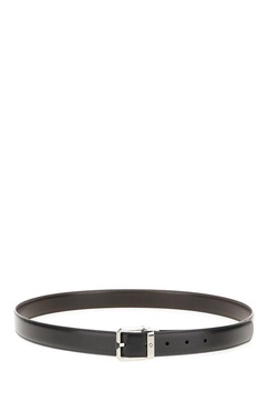 Montblanc Logo Buckled Reveersible Belt