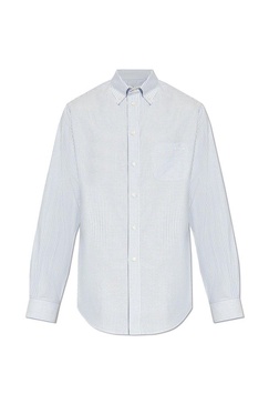 Bally Long Sleeved Striped Buttoned Shirt