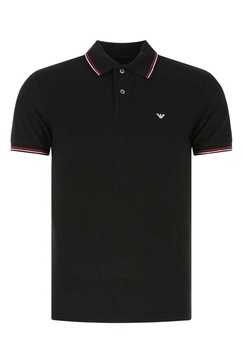 Emporio Armani Logo Detailed Short-Sleeved Polo Shirt