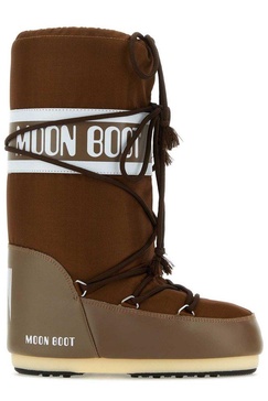 Moon Boot Icon Logo Printed Lace-Up Boots