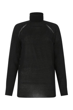 Ann Demeulemeester Turtleneck Distressed Jumper