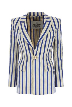 Vivienne Westwood Woman Embroidered Cotton Lelio Blazer