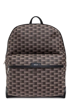 Bally Pennant Logo Printed Backpack