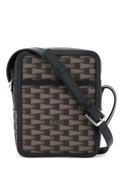 Bally Pennant Logo Printed Crossbody Bag