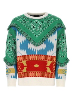 Alanui Fringed Knitted Sweater