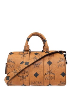 MCM Aren Boston Small Top Handle Bag