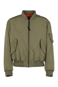 Aspesi Flap-Pocketed Zip-Up Bomber Jacket