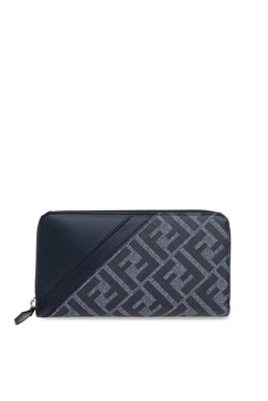 Fendi Diagonal Zip-Around Wallet