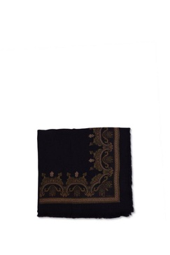 Etro Graphic-Printed Frayed-Hem Scarf