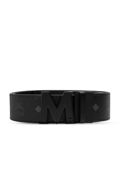 MCM Classic Logo Detailed Buckle Belt