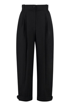 Alexander McQueen Cropped Tapered Trousers