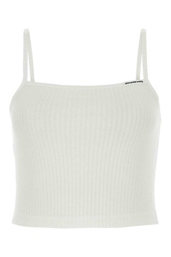 Alexander Wang Ribbed-Knit Spaghetti Strap Top