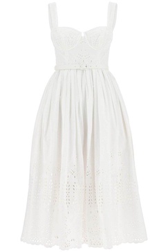 Self-Portrait Broderie Midi Dress