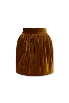 Zimmermann Velvet Waistband Mini Skirt