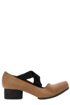 Uma Wang Cross Strap Ballerina Flats