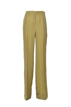 Alberta Ferretti High-Waisted Straight-Leg Trousers