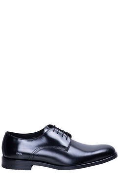 Karl Lagerfeld Round-Toe Lace-Up Shoes