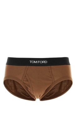 Tom Ford Logo Waistband Stretched Briefs