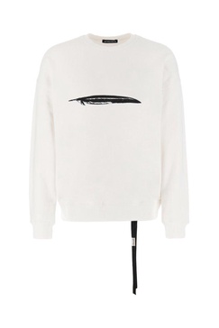 Ann Demeulemeester Motif Printed Crewneck Sweatshirt