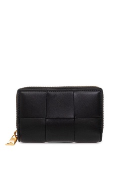 Bottega Veneta Cassette Accordion Zip Around Card Holder