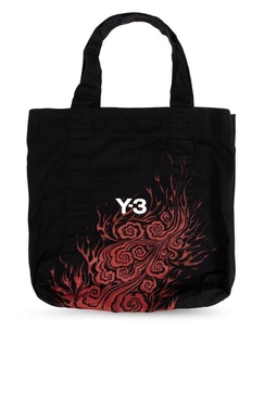 Y-3 JFA Logo Printed Shoulder Bag