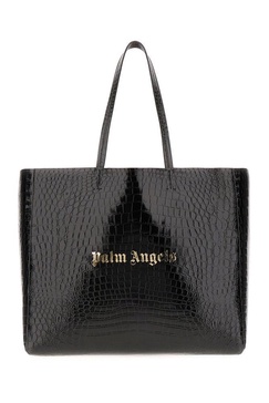 Palm Angels Logo Printed Large Tote Bag