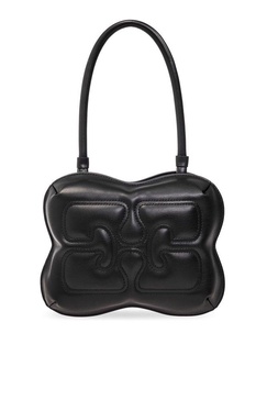 Large shoulder Butterfly bag in recycled leather