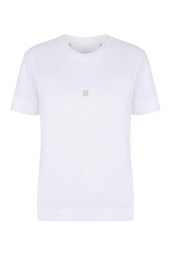 Givenchy 4G Embroidered Crewneck T-Shirt