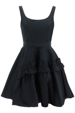 Alexander McQueen Mini Dress With Plunging Neckline