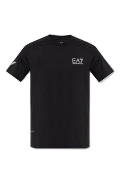 Ea7 Emporio Armani Logo-Printed Crewneck T-Shirt