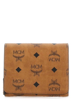 MCM All-Over Logo Printed Wallet